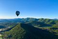 Balloon flight between volcanoes